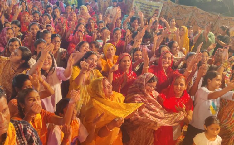  बालोतरा में धूमधाम से मनाया बाबा खाटूश्यामजी का जन्मोत्सव, संकीर्तन में की भव्य आतिशबाजी, मिश्री मावे का केक चढ़ाया