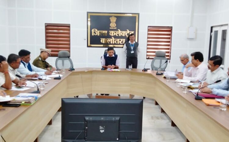 विभागीय कार्यों की साप्ताहिक समीक्षा बैठक आयोजित