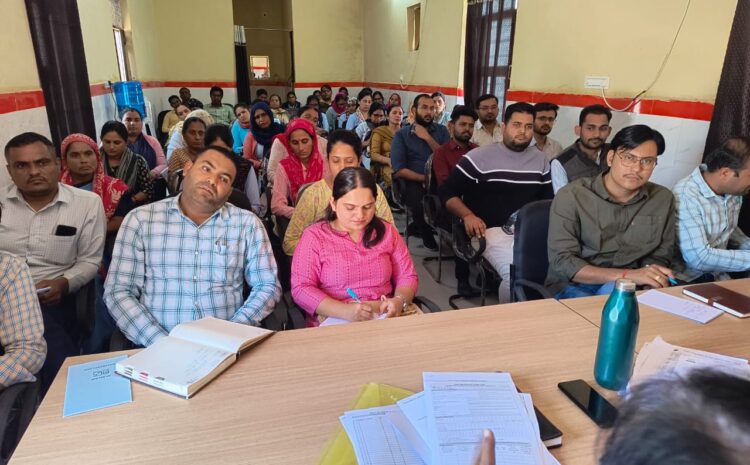 स्वास्थ्य विभाग ने किया टीकाकरण संबंधी कार्यशाला का आयोजन