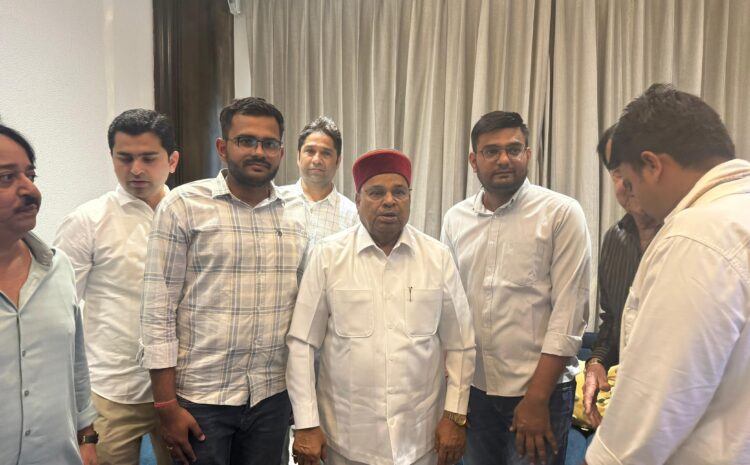 भावी के सामाजिक कार्यकर्ता प्रफुल्ल सीरवी मिले कर्नाटक के माननीय राज्यपाल श्री थावरचंद गहलोत से ।