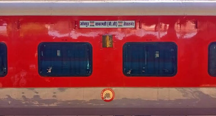 जोधपुर-साबरमती एक्सप्रेस मंगलवार को आबूरोड तक चलेगी-रणकपुर एक्सप्रेस रहेगी रेगुलेट