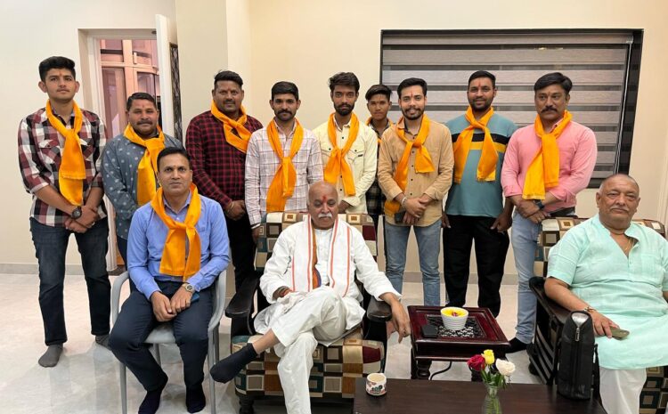 हिन्दूवादी नेता डॉ प्रवीण तोगड़िया संगठनात्मक प्रवास पर आए