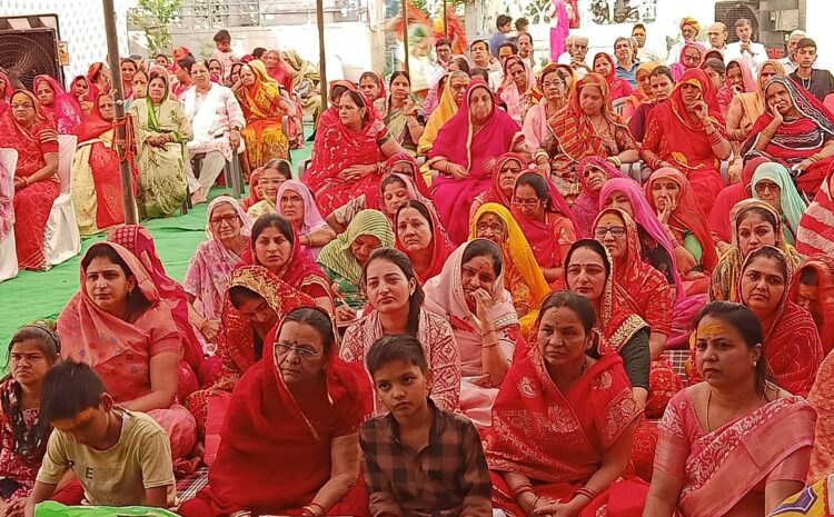  रुप नगर साई धाम में श्री कृष्ण रूखमणि विवाह में झूमे श्रद्धालु