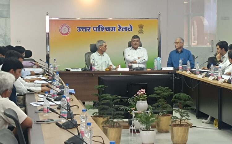  रेलवे बोर्ड के सदस्य (संचालन और व्यवसाय विकास) का जयपुर दौरा
