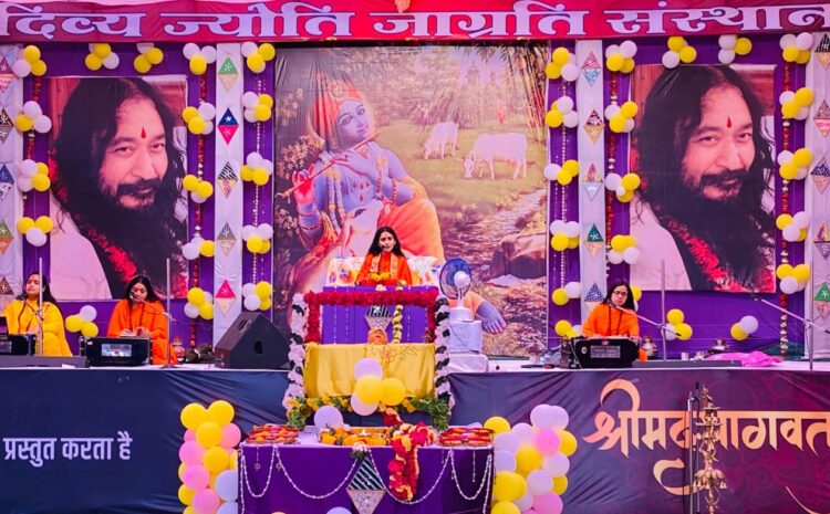  भगवान श्री कृष्ण ने ईश्वर का साक्षात दर्शन करने का संदेश दिया- साध्वी मेरुदेवा भारती जी