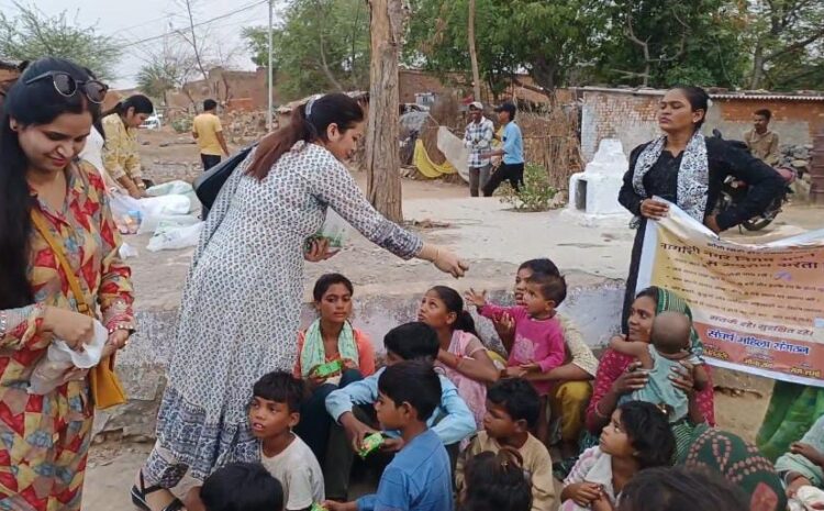  संघर्ष महिला संगठन के तत्वाधान में लू से बचाव हेतु कार्यशाला एवं कैंप का आयोजन