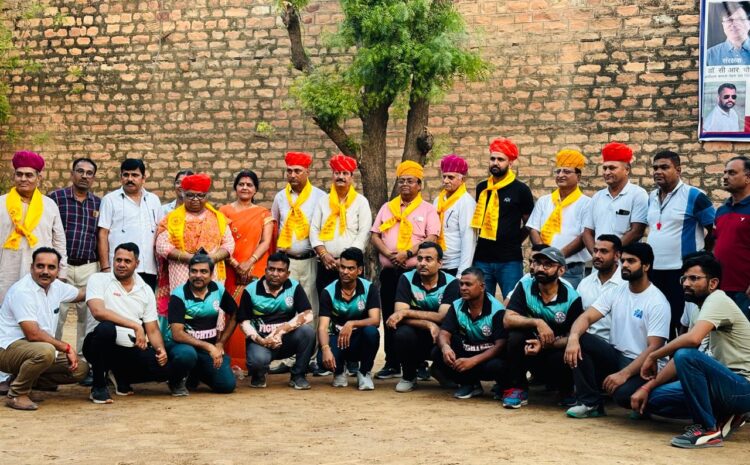 सीएमएचओ तथा कमला नेहरू वक्ष चिकित्सालय की टीम के मैच के साथ शुरू हुई बॉलीवॉल प्रतियोगिता,जोधपुर संभाग संयुक्त निदेशक ने किया पौधारोपण।