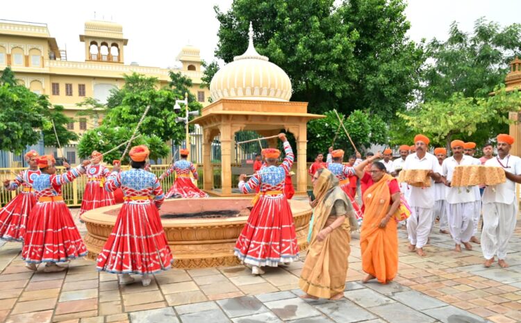  भादवा शुक्ल पक्ष बीज पर जसोलधाम में हुए धार्मिक अनुष्ठान, श्रद्धालुओं की उमड़ी भीड़, छप्पन भोग का किया गया अर्पण