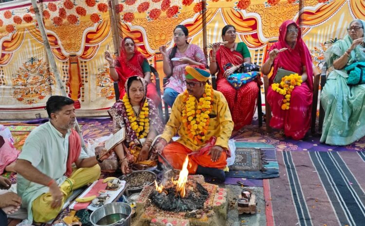  महालक्ष्मी मंदिर में हर्षोल्लास से सम्पन्न हुआ होमाष्टमी यज्ञ