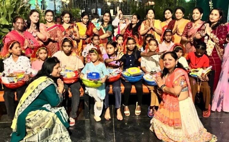  कन्या पूजन कर , मां की आराधना की,भंडारा व भजन संध्या हुई संपन्न!